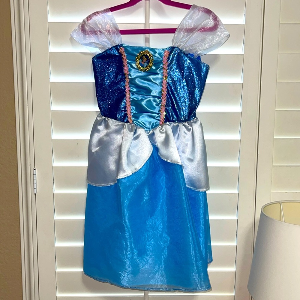 Cinderella Costume w/ gloves, crown & shoes